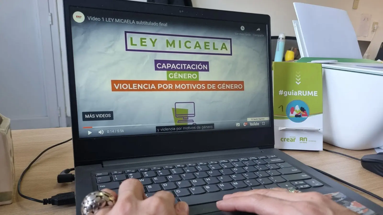 Uno de los cursos para estatales es sobre la Ley Micaela, de prevención de violencia contra las mujeres. Uno de los cursos para estatales es sobre la Ley Micaela, de prevención de violencia contra las mujeres.