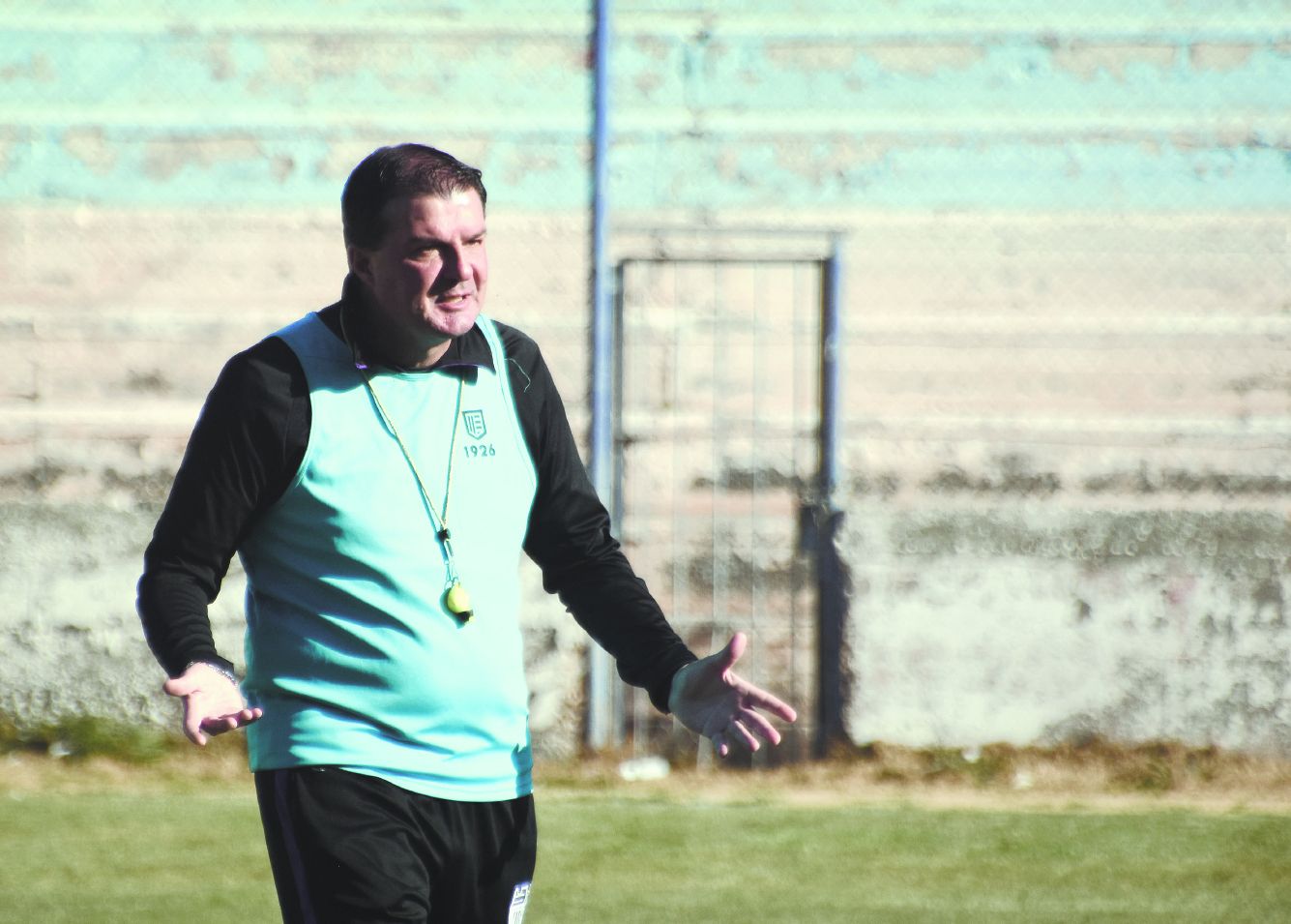 Gustavo Raggio, el técnico de Cipo irá con todo al partido del domingo a las 18 en La Visera ante Sol de Mayo.
