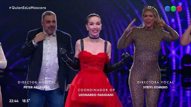 Natalia Oreiro se calentó con los investigadores de ¿Quién es la máscara?