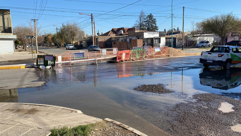 Anoche se registró un nuevo inconveniente en el sistema de by pass creado por ARSA para contener la situación.