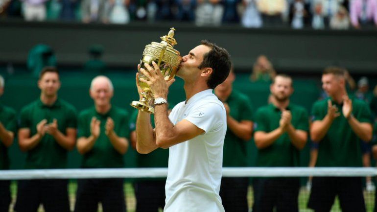 Federer se consagró en Wimbledon y es el más grande