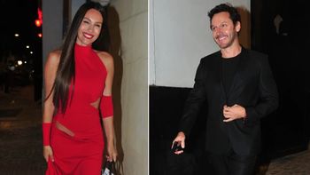Benjamín Vicuña y Pampita compartieron un evento.