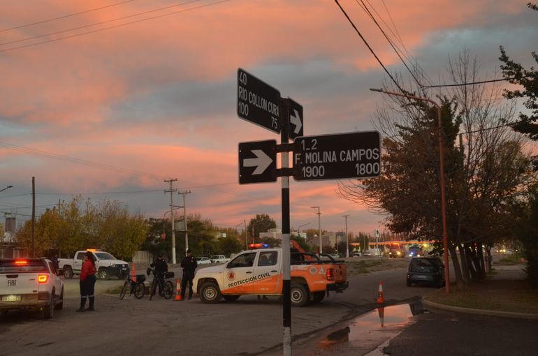 El accidente se produjo cuando una m&aacute;quina rompi&oacute; el ca&ntilde;o principal de gas.