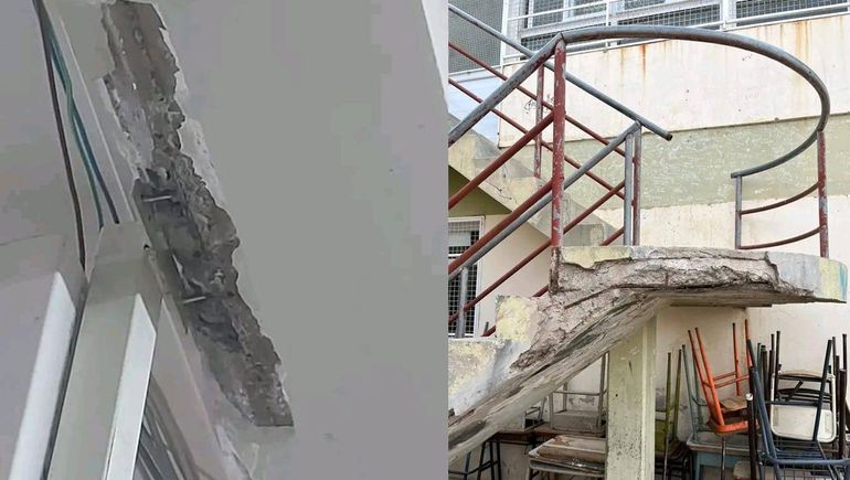 Más problemas en las escuelas: no hay porteros y tampoco mantenimiento