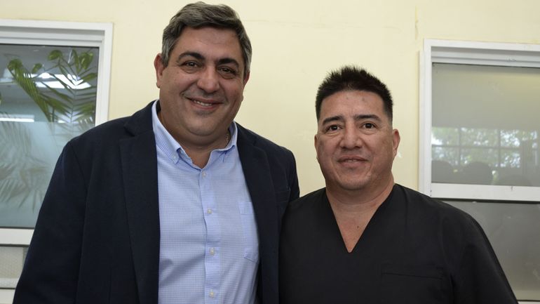 El licenciado Juan Pablo Palma (derecha) se había convertido en el primer director no medico de la institución. El licenciado Juan Pablo Palma (derecha) se había convertido en el primer director no medico de la institución.