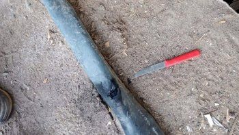 intentaron cortar cables de media tension con un cuchillo de cocina intentaron cortar cables de media tension con un cuchillo de cocina