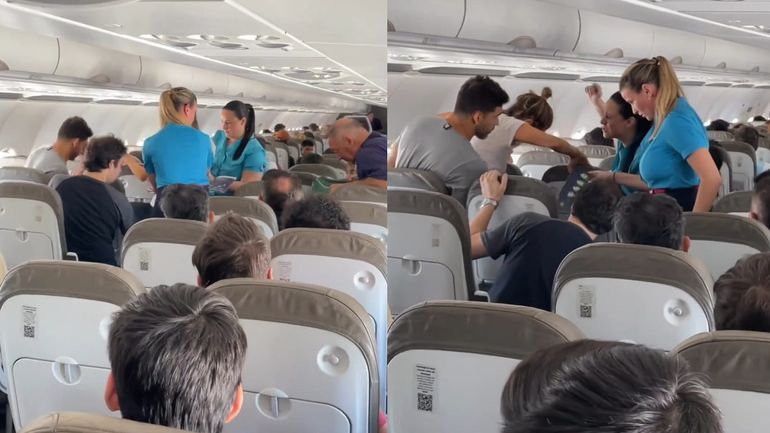 Pánico en el aire: una mujer se desplomó en pleno vuelo a Neuquén