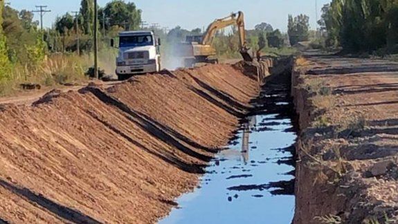 Avanza la obra para evitar inundaciones