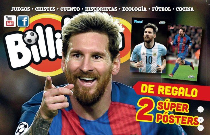 LM Cipolletti y Billiken te regalan dos súper pósters de Messi