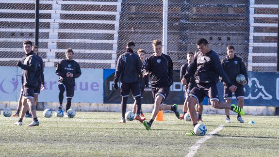 Los jugadores entrenaron&nbsp;en el arranque de la semana.