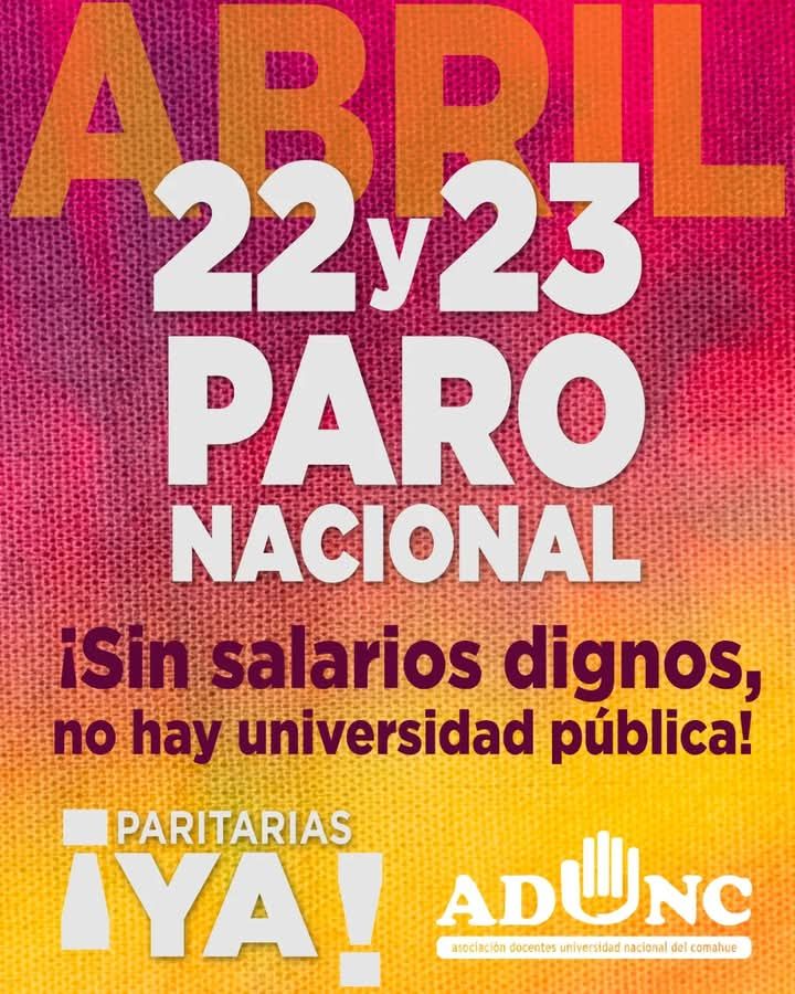Los docentes universitarios de la región se aprontan para nuevas medidas de fuerza para recomponer sus salarios, que están congelados y han perdido una enormidad en relación con la inflación acumulada en lo que va del gobierno nacional.