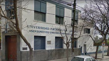bronca por un robo millonario en una facultad de la unco