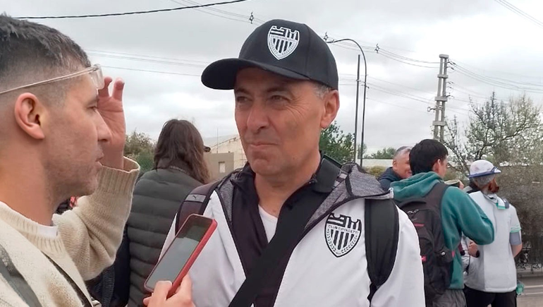 Iachetti, al mediodía del sábado, cuando todo era ilusión. Iachetti, al mediodía del sábado, cuando todo era ilusión.