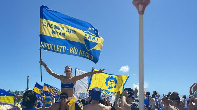 Ornella, la cipoleña que se hizo viral alentando a Boca.