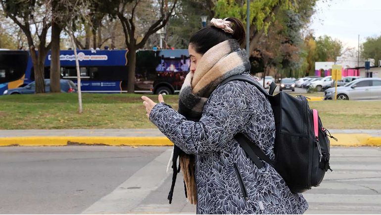 Semana con mucho frío en Cipolletti, con temperaturas bajo cero y viento