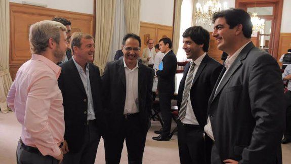 El intendente viajó acompañado del Diputado Sergio Wisky y el secretario de Gobierno Diego Vazquez