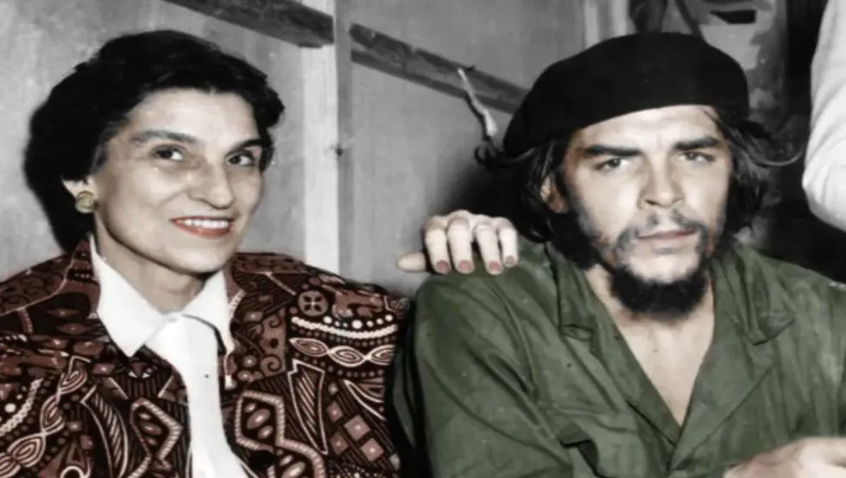 Celia Guevara de la Serna, junto a su hermano, el revolucionario Ernesto Che Guevara.