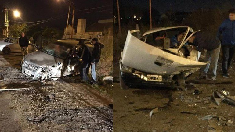 El grave impacto dejó dos personas heridas