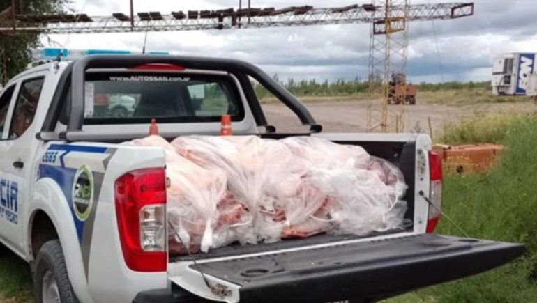 Decomisaron más de 300 kilos de carne transportados ilegalmente