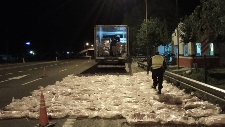 Frenan millonaria carga de costillares que venían a la zona
