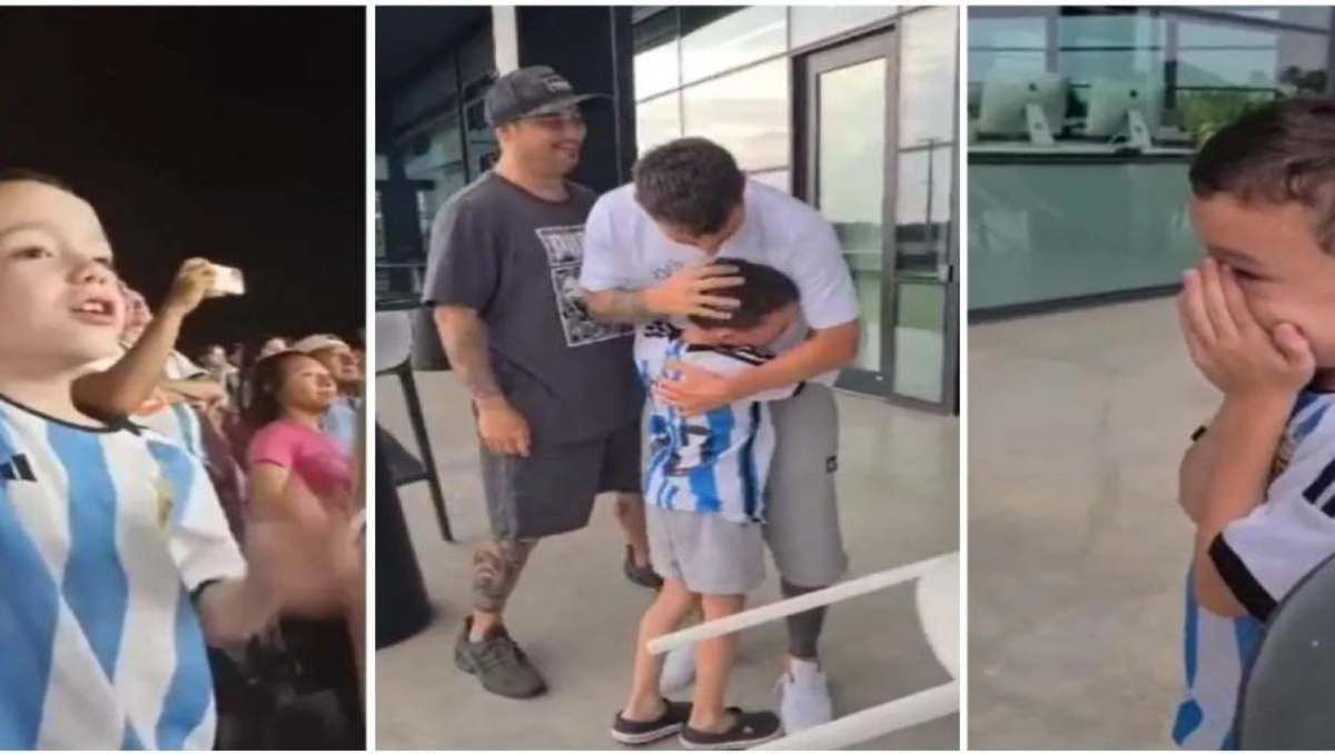 Me ponen la misma inyección; el nene rionegrino que emocionó a Messi