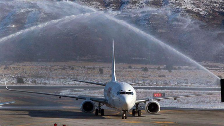 Aterrizó en Bariloche el primer avión de las aerolíneas low cost