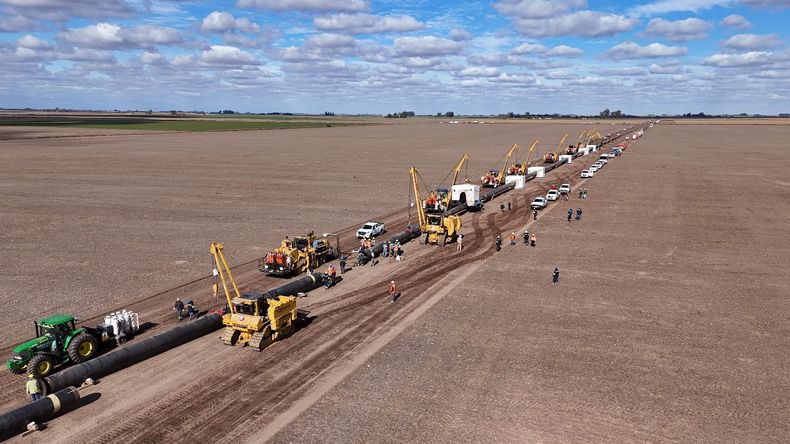 El jueves será inaugurada la obra de reversión del Gasoducto Norte.