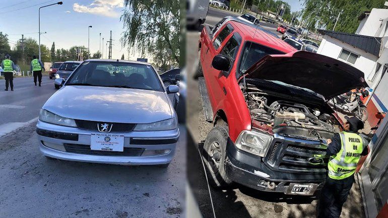 En la Caminera recuperaron autos que habían sido robados