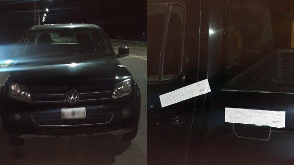 Le robó la camioneta a su ex pareja y cayó en un control de tránsito