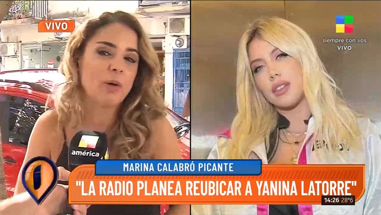Marina Calabró destrozó a Wanda Nara tras el supuesto hackeo