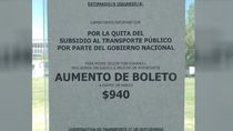 El boleto costará casi mil pesos en Roca.