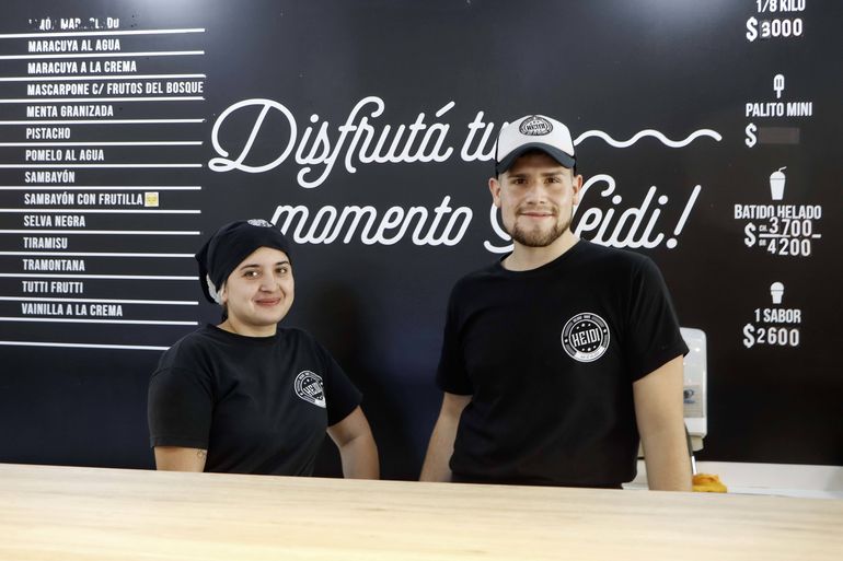 Otra de las heladerías cipoleñas que suele llenarse en esta fecha.