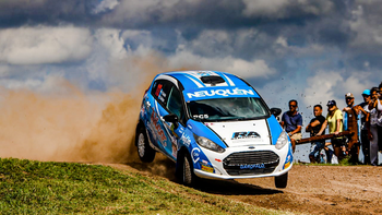 nico gonzalez da pelea en el rally argentino