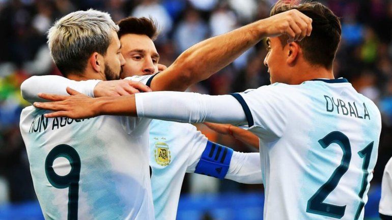 Sin Messi, que vio la roja, Argentina venció a Chile y terminó tercero