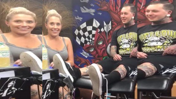 mira la original propuesta de matrimonio de un tatuador  