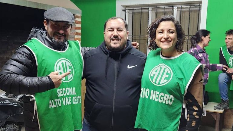 Elecciones en ATE: Vicente es nuevamente secretario general en Río Negro