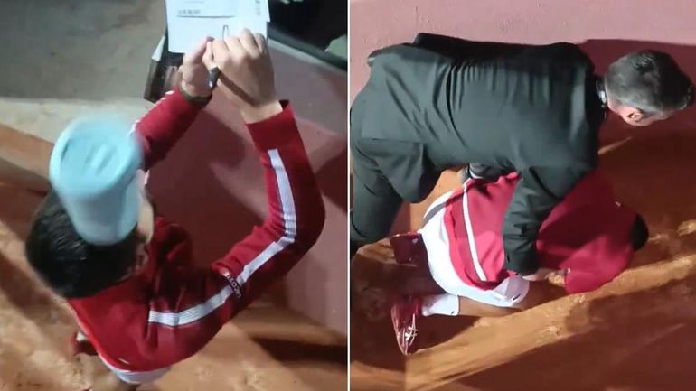 Novak Djokovic recibió un golpe en su cabeza.