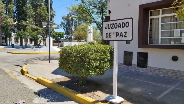 Juzgado de Paz de Luis Beltrán, donde tomaron medidas contra el hombre acusado de acosar a una adolescente. 