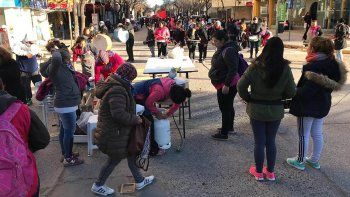 marcharon al municipio en reclamo de comida