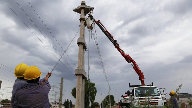 Las obras se llevan a cabo a la vera de la Ruta Nacional 151.