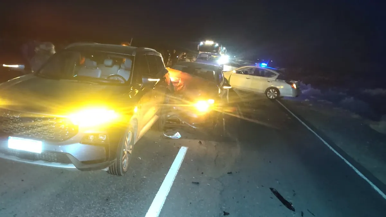 Uno de los choques fue en cadena. Foto gentileza DLI Medios