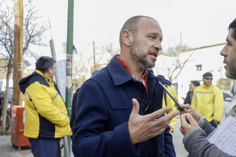 El intendente Gustavo Amati dialogó con LM Cipolletti. Foto Anahí Cárdena.