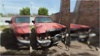 El hombre fue detenido con autopartes de otros vehículos en su poder. Gentileza.