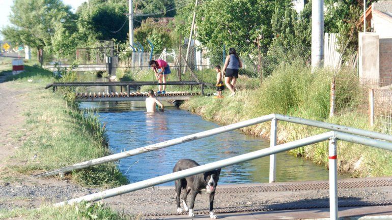 Protección Ciudadana recordó que los canales no son aptos para bañarse.
