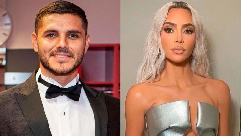 Lejos de Wanda, Mauro Icardi quiere conquistar a Kim Kardashian