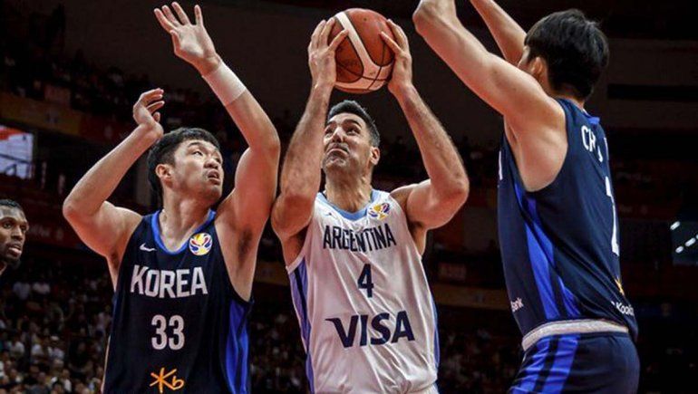 Argentina aplastó a Corea del Sur en su debut en el Mundial de basquet