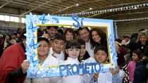 En el día de la bandera, más de 100 estudiantes prometieron su lealtad en Cipolletti.