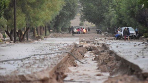 Impactante tormenta azotó al norte de Neuquén