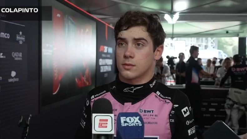 Franco Colapinto reveló las grandes diferencias que hay entre el Williams de 2024 y el Alpine de 2025