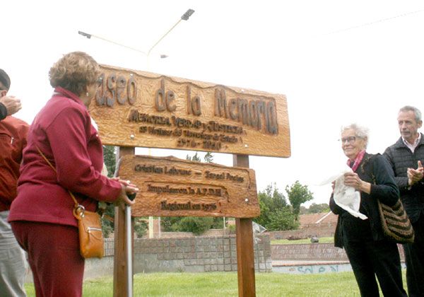 La ciudad ya tiene su Paseo de la Memoria